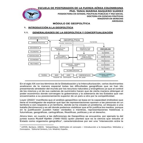 Mapa-conceptual Composición de la Geopolítica | PDF