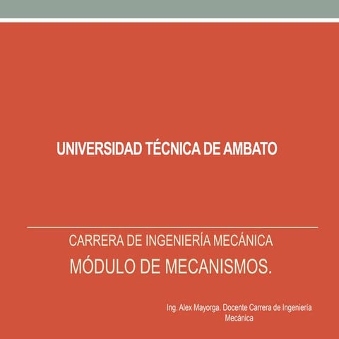 Módulo de mecanismos