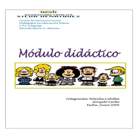 Módulo didáctico lenguaje y comunicación