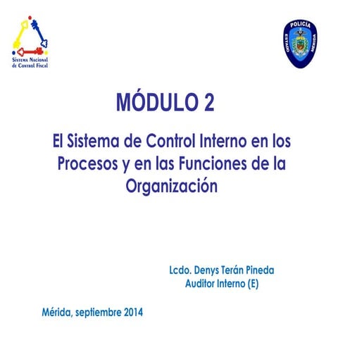 Diapositivas control intern | PPT