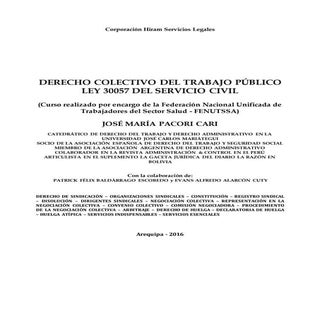 CURSO DE DERECHO COLECTIVO DE TRABA...