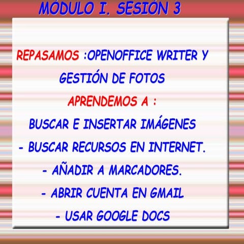 Módulo 1 sesión 3