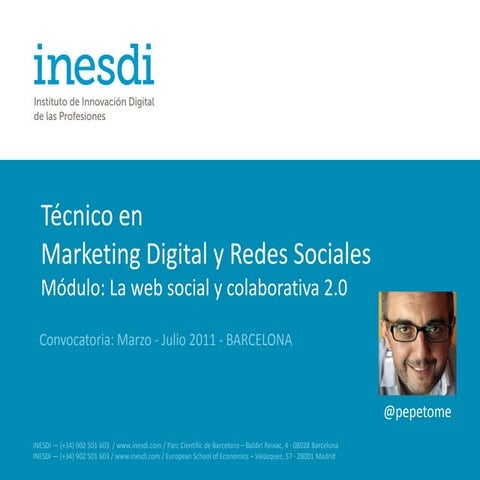 La web social y colaborativa 