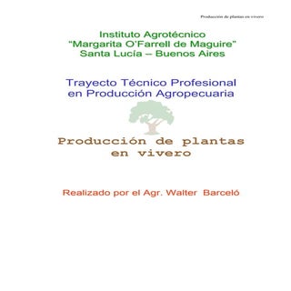 Módulo produccióndeplantasenviveros...