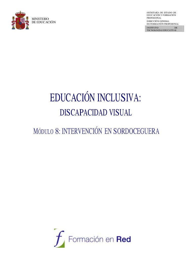 Educación En… InclusivaDiscapacidad Viii VisualMódulo Intervención I6vbfy7mYg