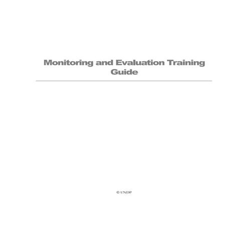 M&amp; E  Tools  For  Training