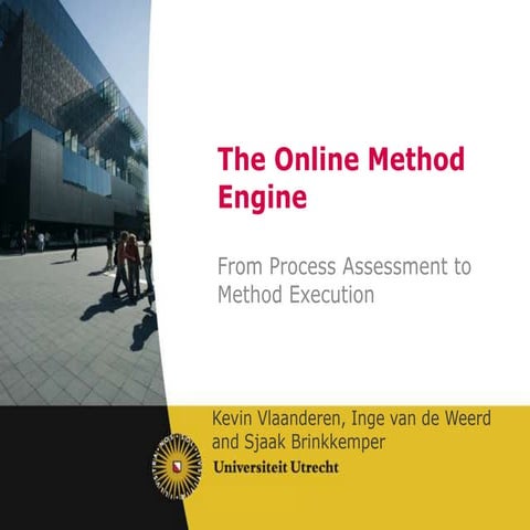 ME2011 presentation by Vlaanderen