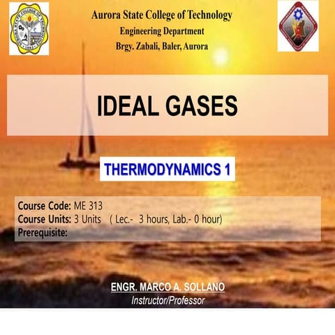 ME 313_Thermodynamics_Ideal Gases_Student Version.pptx
