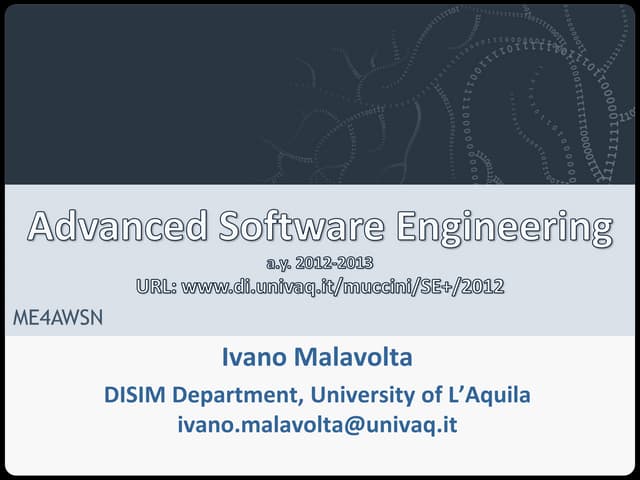 ME4AWSN - a Modeling Environment for Architecting WSNs