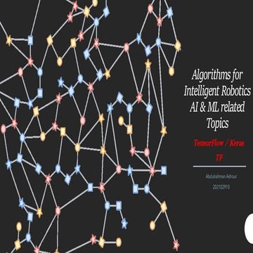 Advanced Algorithms and TensorFlow Applications in Intelligent Robotics ...