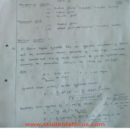 Me6503 DME written notes unit 3