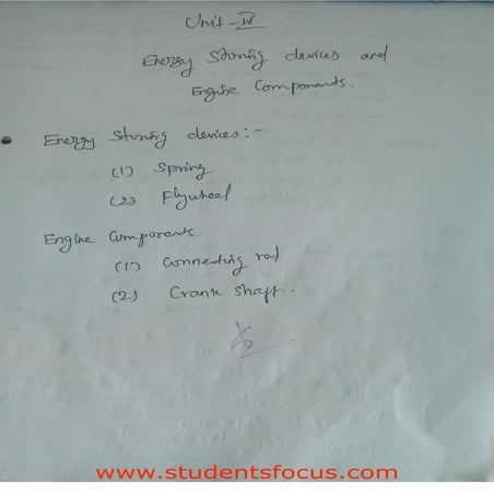 Me6503 DME written notes unit 4