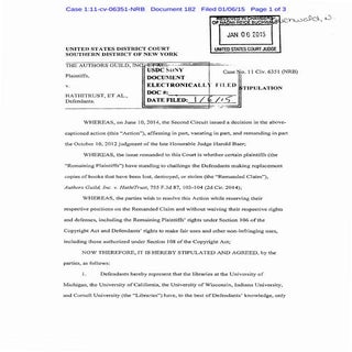 Гильдия авторов против Hathitrust