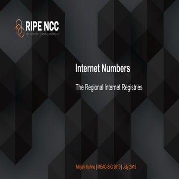 Internet Hierarchy : APNIC : Presentation | PDF