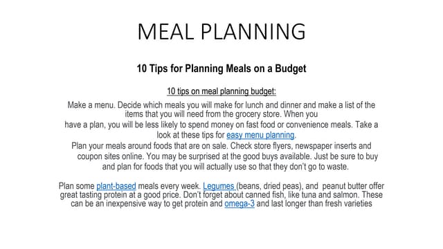 MEAL PLANNING.pptx7777777777777777777777777777
