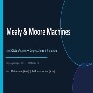 finite state machine in designing asynchronous and synchronous system ...