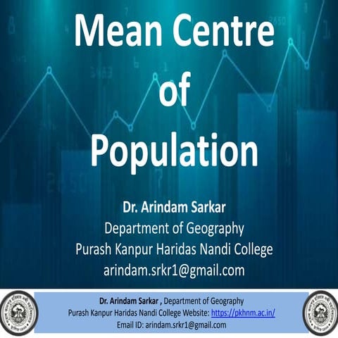 Mean centre of population