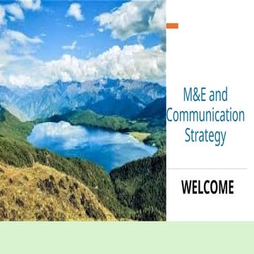 Strategic Monitoring, Evaluation, and Communication Approach for WASH Projects