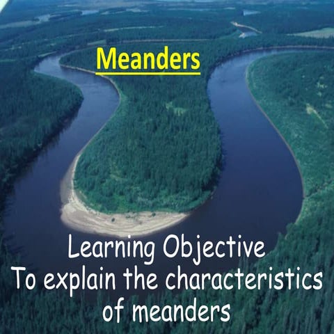 Meanders to ox bow db