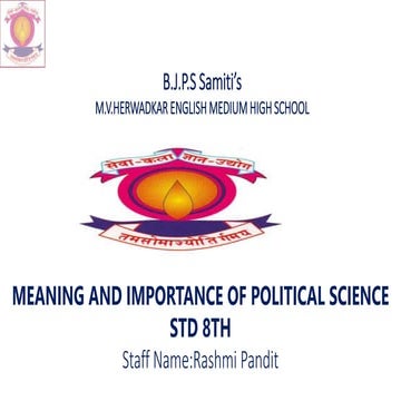 MEANING AND IMPORTANCE OF POLITICAL SCIENCE.pptx