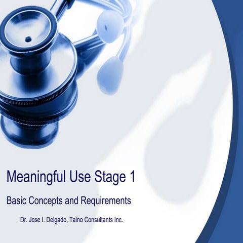 Meaningful use basics