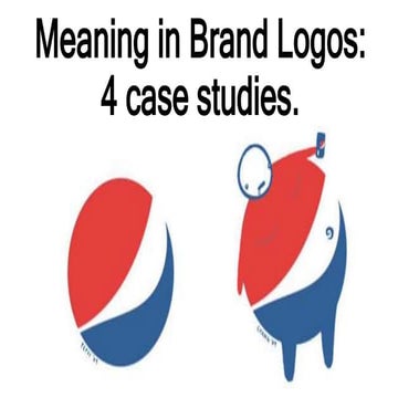 Meaning in brand logos: 4 Case Studies