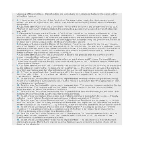 Meaning of stakeholders