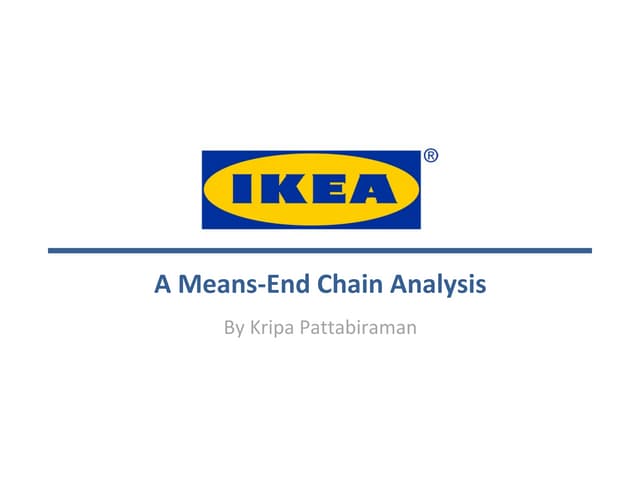 Means-End Analysis