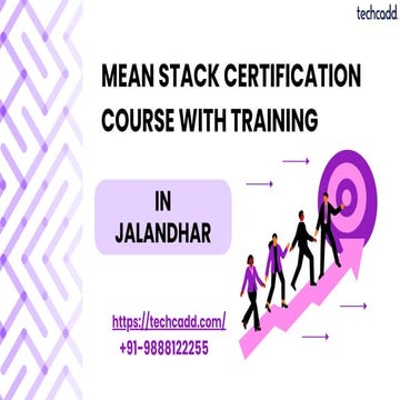 MEAN STACK Certification Course in jalandhar