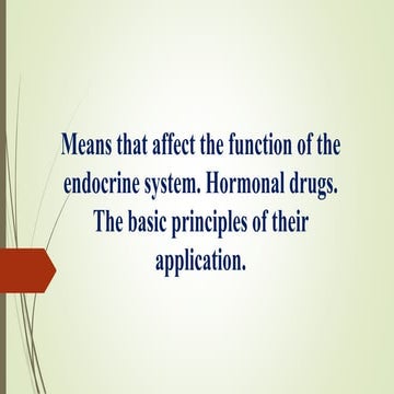 Means that affect the function of the endocrine.pptx