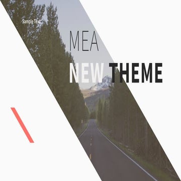 MEA – new multipurpose Powerpoint Template