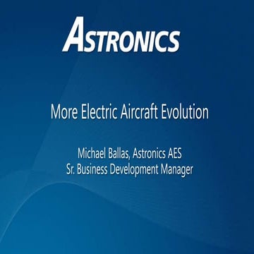 The More Electric Aircraft Evolution