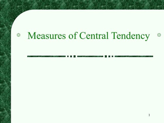 Median | PPT