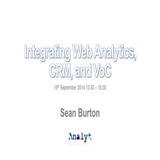 MeasureCamp V London training: Data...