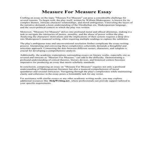 Measure For Measure Essay.pdf