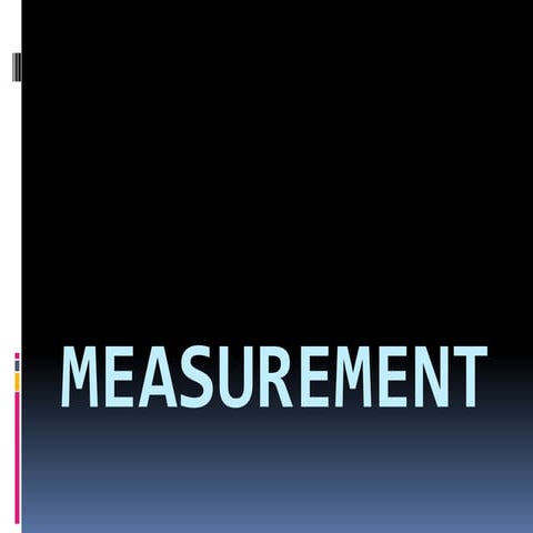 MeasurementKCSE