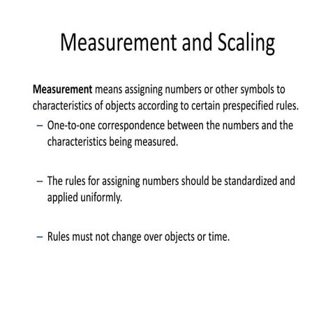 Measurement