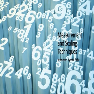 Measurement and Scaling Techniques .pptx