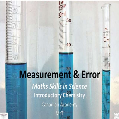 Measurement & Error