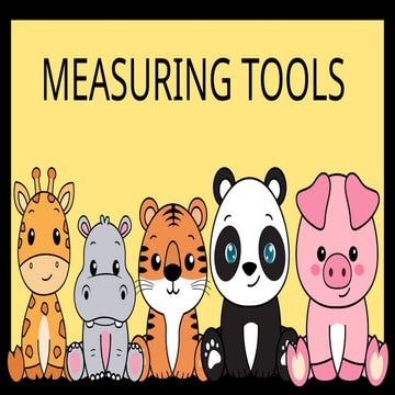 Measurement Presentation in Colorful Animal Cartoon Style.pptx