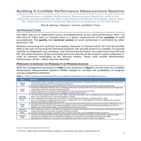 Building A Credible Measurement Baseline