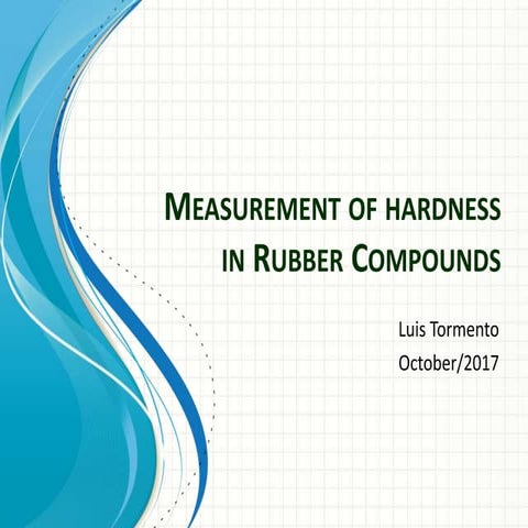 Measurement of hardness
