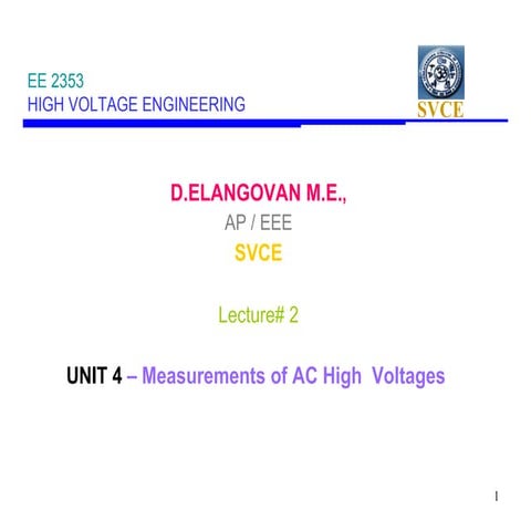 Measurement of high_voltage_and_high_currentunit_iv_full_version