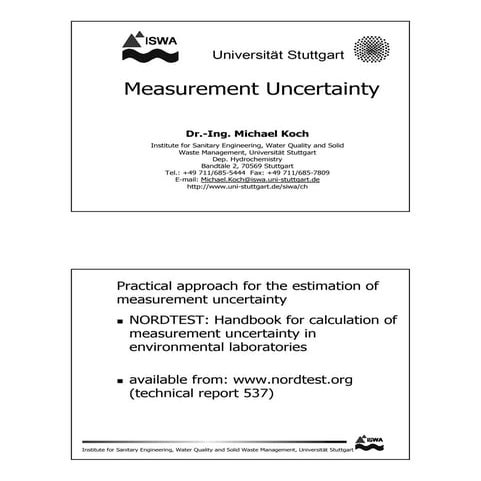Measurement uncertainty