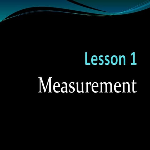 Measurement | PPTX