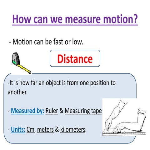 Measure motion