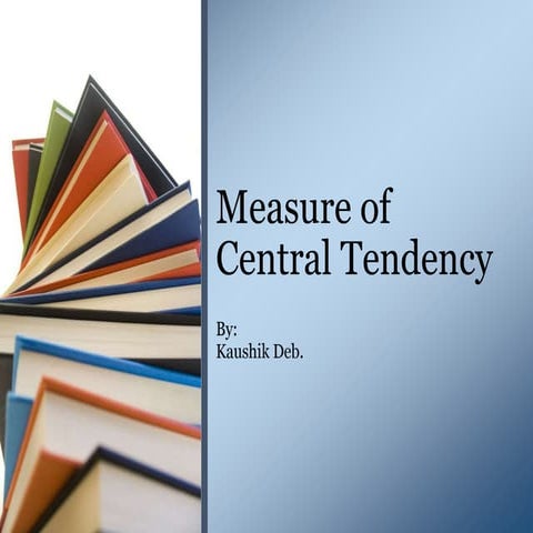 Measure of Central Tendency