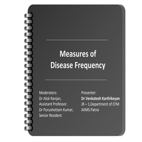 Measures of disease frequency 