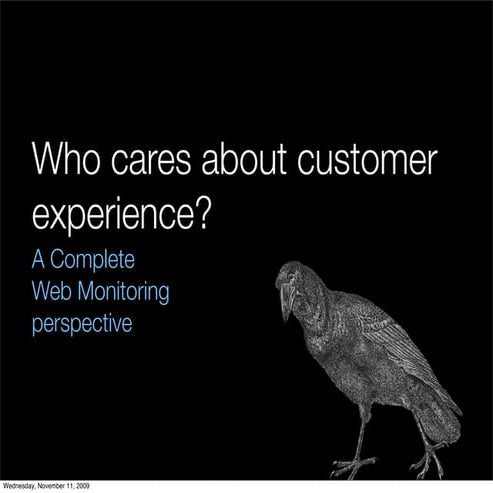 Web Performance: Who Cares About Customer Experience? : Sean Power and Alista...