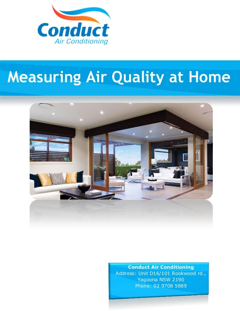 Measuring Air Quality at Home